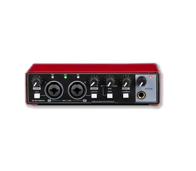 Greenaudio 24bit 192kHz Recording Audio Interface 2 in 2