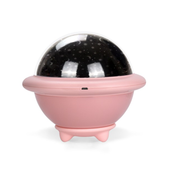 UFO Projection Night Light Lamp-Pink