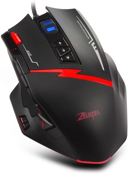 Zelotes C15 Professional Wired Gaming Mouse with RGB Light