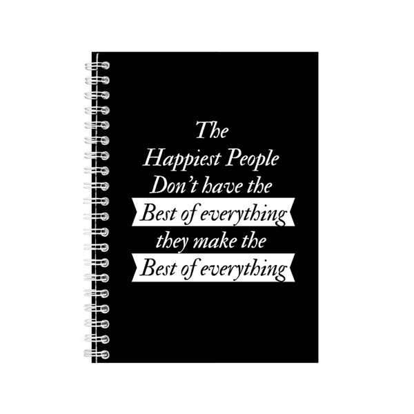 Best A5 Notebook Spiral Lined Motivational Sayings Graphic Notepad Gift 224