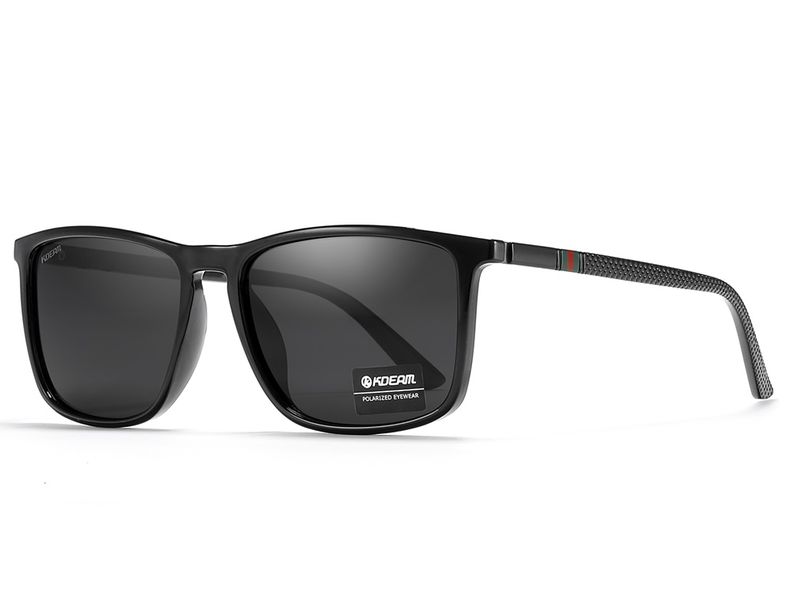 KDEAM 705 C1- Black Polarized Sunglasses