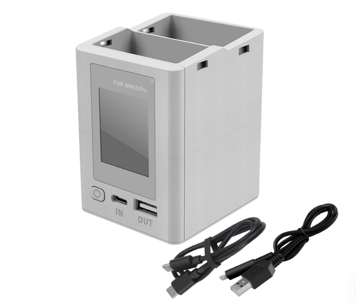 Two-Way LED Charging Hub Compatible with DJI Mini 4 Pro,Mini 3 Series
