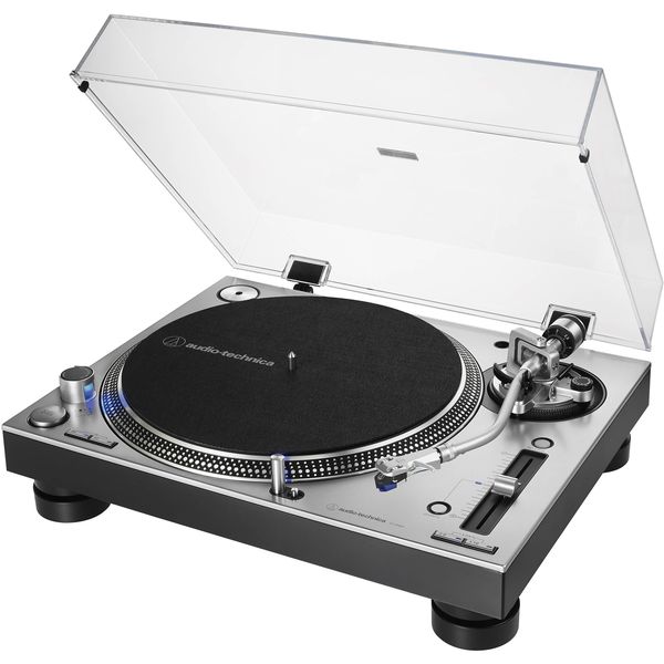 Audio-Technica AT-LP140XPSV -Direct-Drive Professional DJ Turntable(Silver)