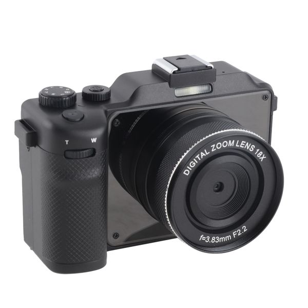 5K Dual Lens Vlog Camera, 64 Megapixels, 18x Autofocus, for Travel
