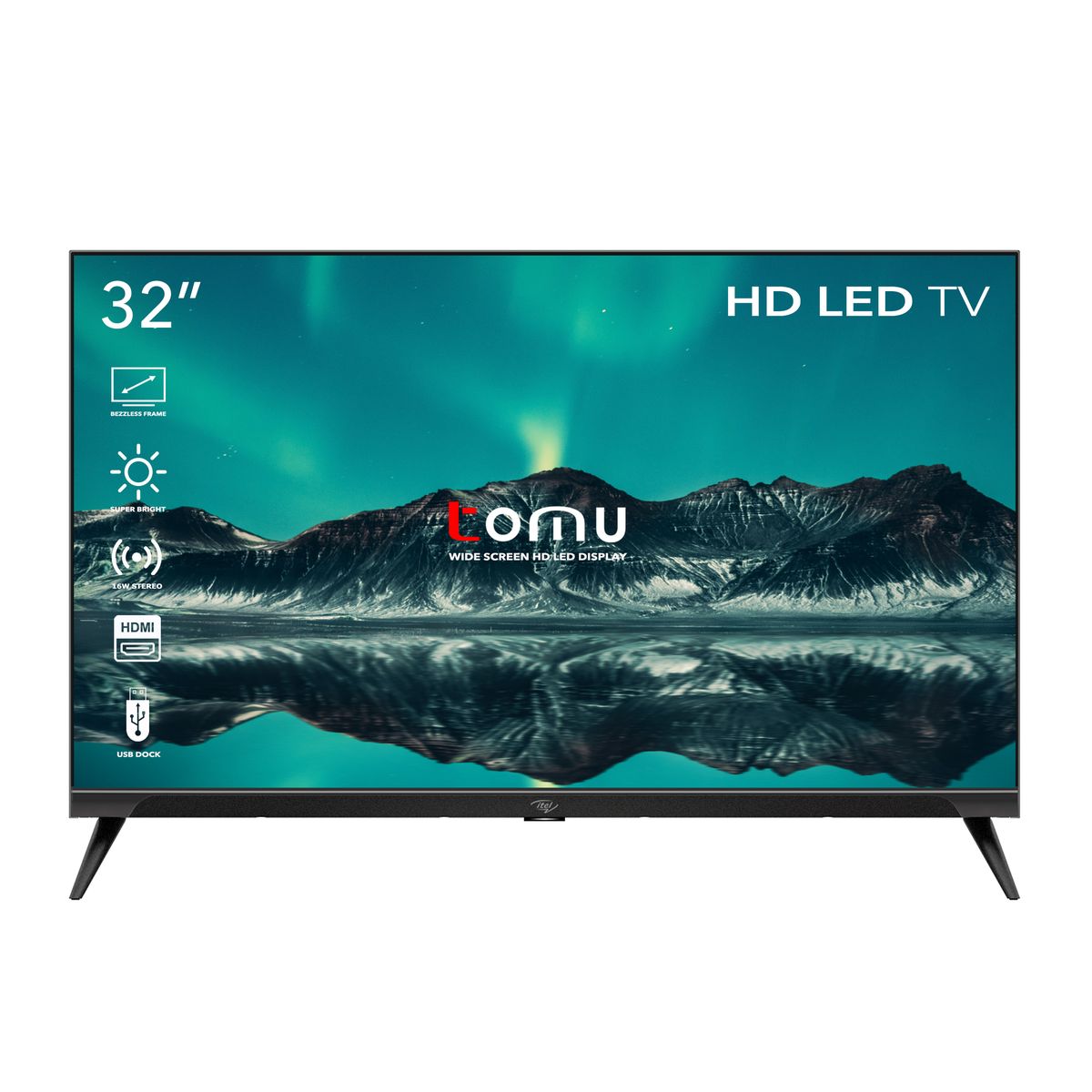 Tomu Itel 32 LED Frameless HD TV Buy Online In South Africa