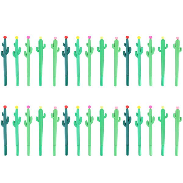 Cactus Shaped Rollerball Pens Cactus Gel Ink Pens Writing Pen