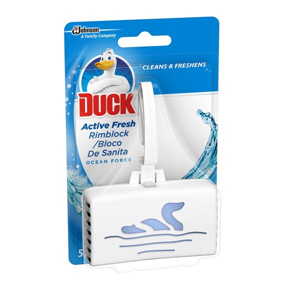 Duck Active Fresh Ocean Fresh Scented Rimblock 50g