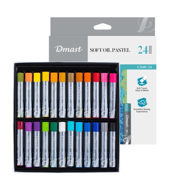 Dmast Soft Oil Pastel Colors 24 Colors