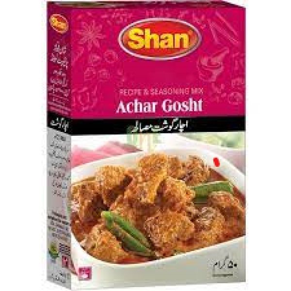 Shan Achar Gosht Curry Mix 50g Pack of 6