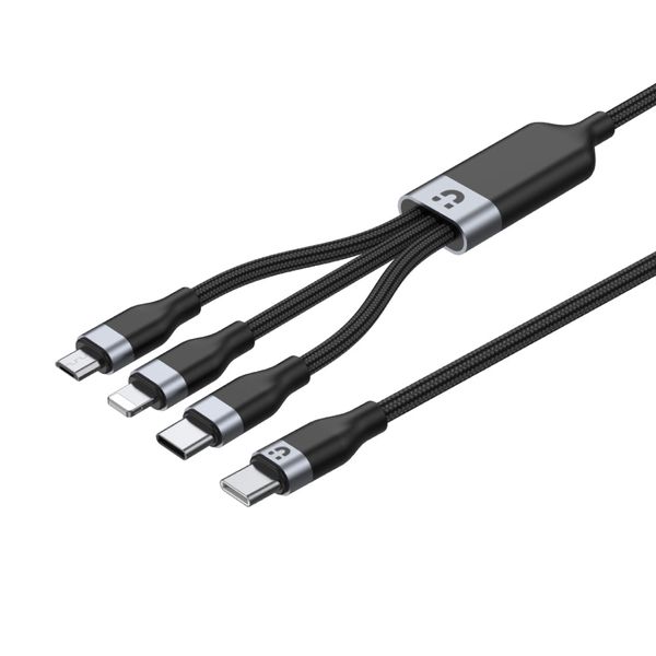3-in-1 USB-C to Lightning / Type-C / Micro USB Multi Charging Cable