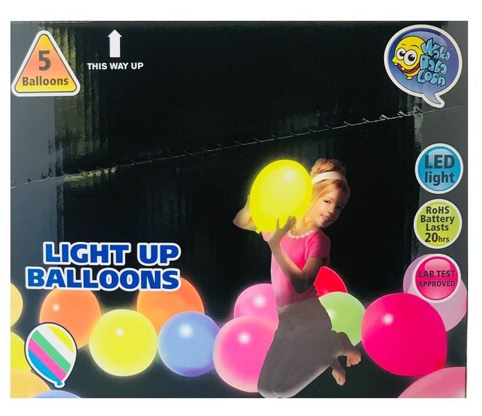 LED Light up Party Balloons - 50 Balloons