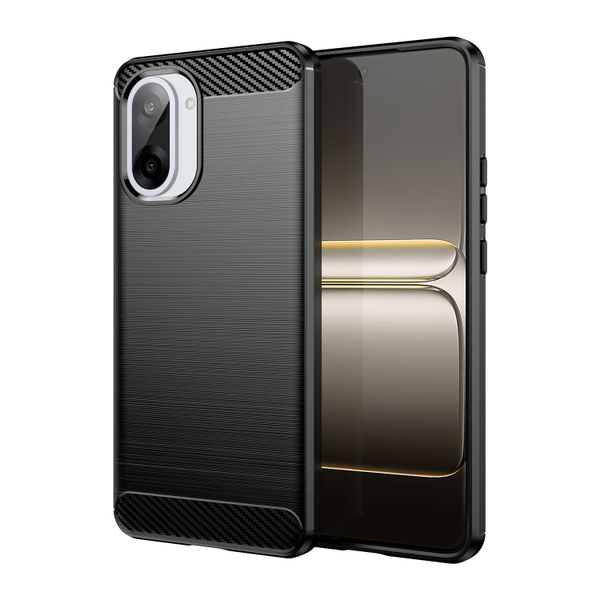 Carbon Fiber Soft TPU Phone Case Compatible With OnePlus Nord CE5 5G