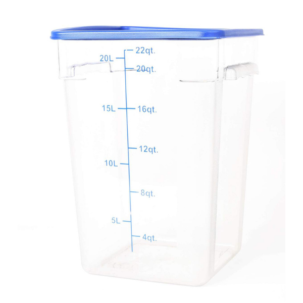Catercare Storage Clear Container 22 QT- 20.8Lt - Excl. Lid