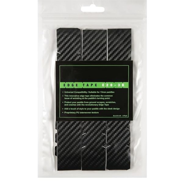20mm Pickleball Paddle Protection Tape, Pickleball Edge Guard Tape - Black