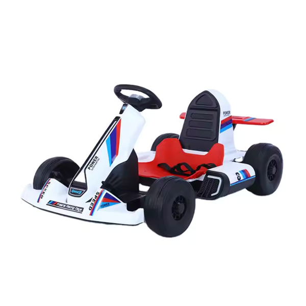 Rechargeable Electric Go Kart - Ride-On Racing Car with Pedal Control