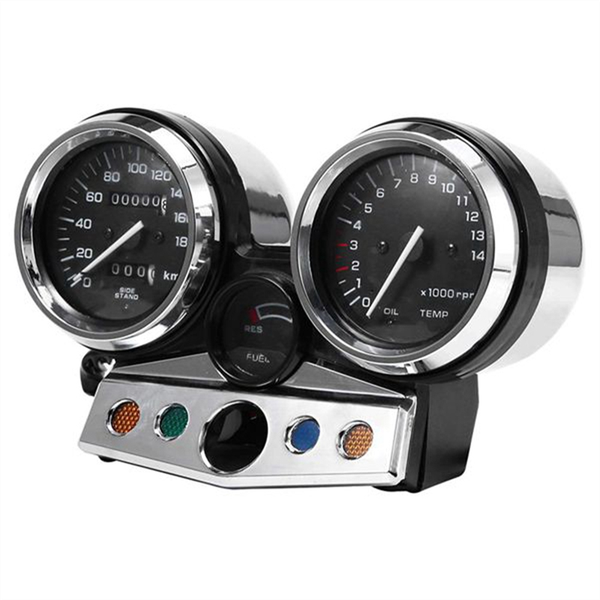 Motorcycle Street Car Speedometer Gauge Tachometer Gauge