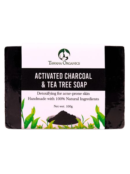 Tawana Organics Activated Charcoal &amp; Tea Tree Soap