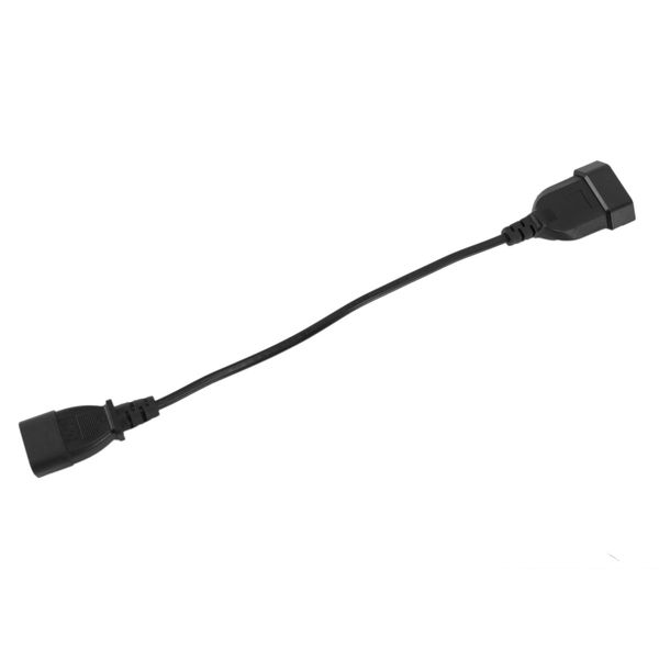 IEC 320 C14 Male Plug to European CEE 7/16 2Pin Female Power Cable