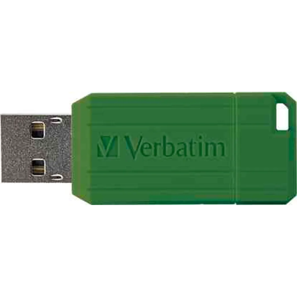 Verbatim- Pinstripe USB 2.0 Flash Drive 16GB- Pink 2×
