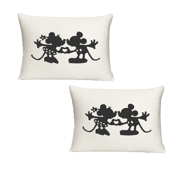 Minnie Mickey Mouse &amp;Twin Standard Pillow cases