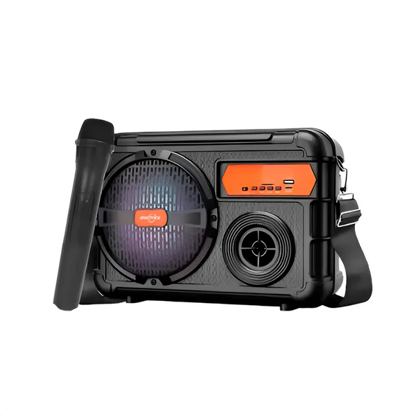 GTS-1218 Portable TWS Bluetooth Speaker 6.5" with Microphone and Belt Strap