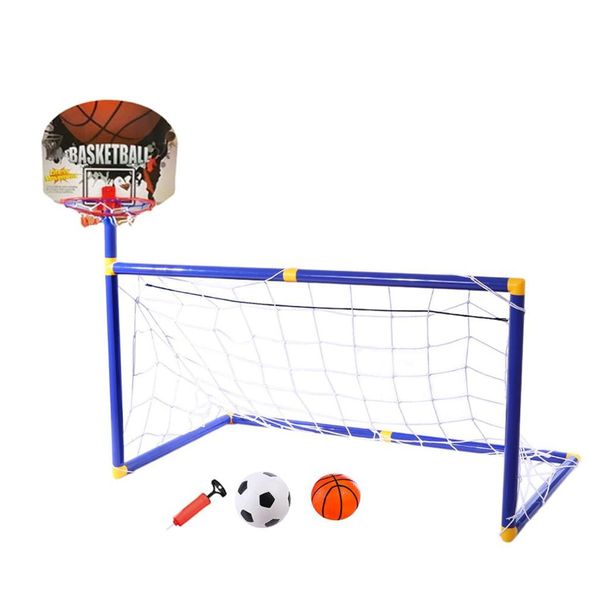 2 In 1 Soccer &amp; Basketball Goal Post Net Set For Kids - 2 Years up