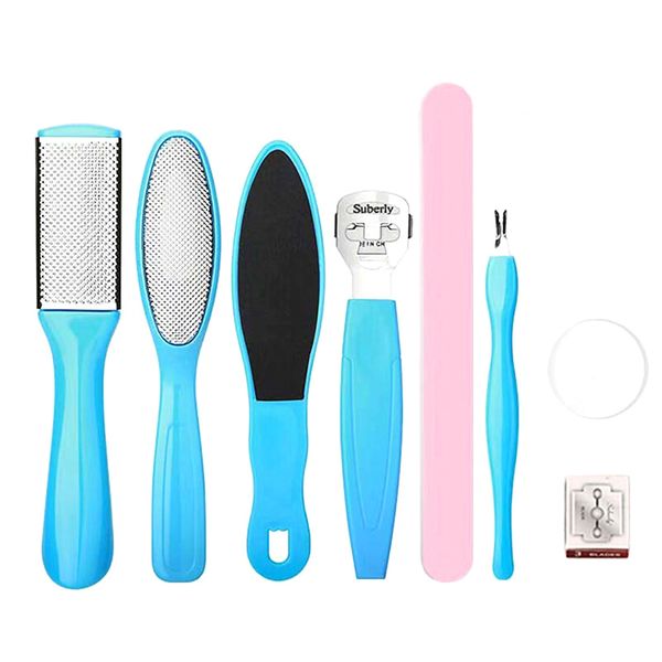 Pedicure Set Peeling and Exfoliating Calluses Foot Scrubbing Brush