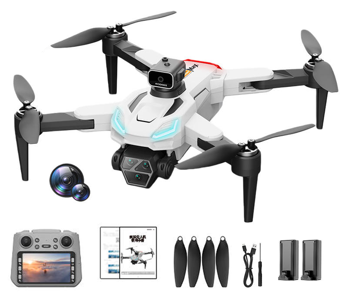 GPS Drone with Camera, Mobile WiFi Control Quadcopter with 2 Batteries