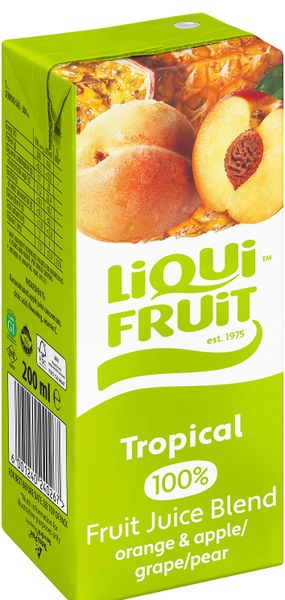 Liqui-Fruit Long Life Fruit Juice Tropical - 6 x 200ml