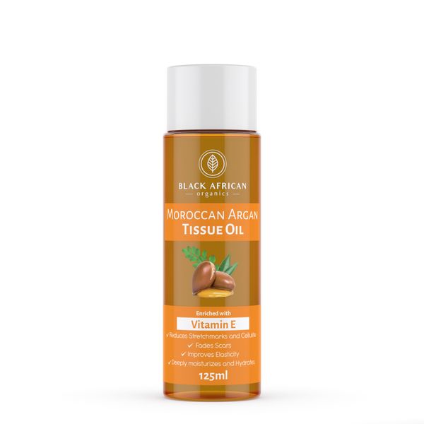 Stretch Mark &amp; Scar Healing Tissue Oil - Argan, Rosehip &amp; Vitamin E (125ml)