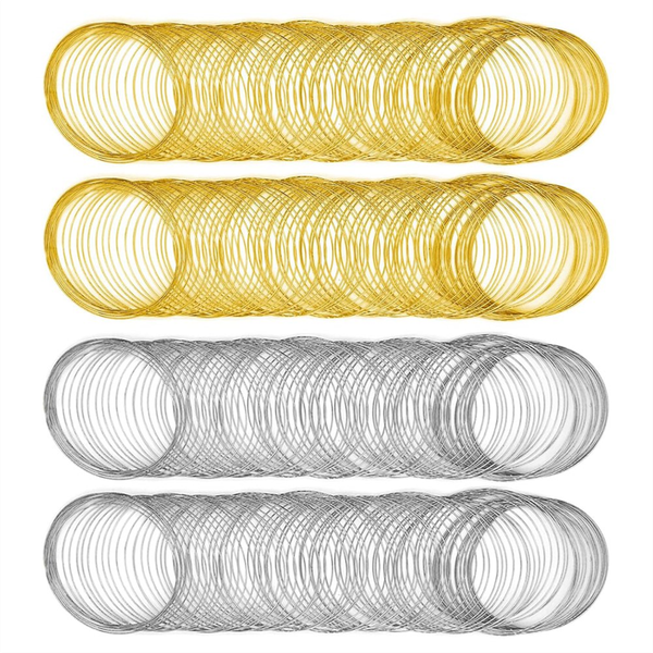 Memory Beading Wire Jewelry Wire Steel Memory Wire 1200 Loops 4 Color