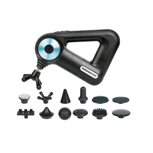Muscle Pain Relief Deep Tissue Massager Fascia Massage Gun with 12 Heads