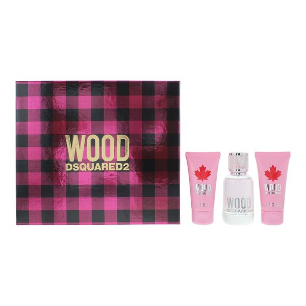 Dsquared2 Wood 3 Piece Gift Set: (Parallel Import)