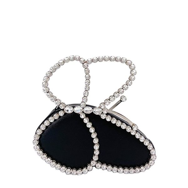 Diamond Butterfly Evening Bag