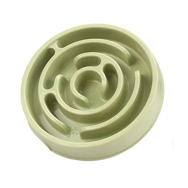 Dog Puzzle Feeder - Slow Eat Lick Mat Bowl for Mental Stimulation (Green)