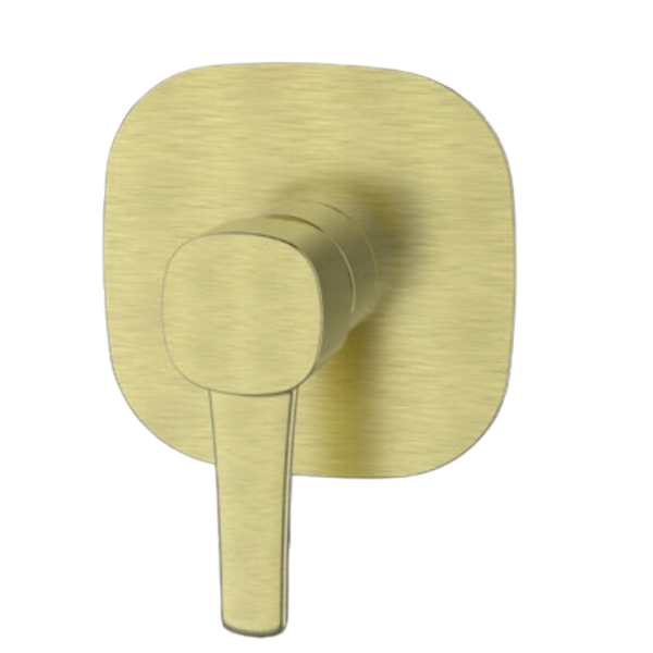 Brushed Brass Shower Mixer