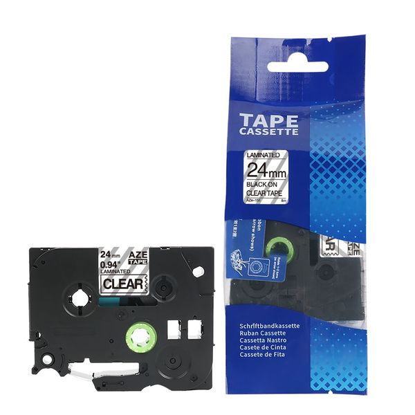 Compatible Brother TZe-151 Black on Clear Laminated Tape Cartridge 24mm