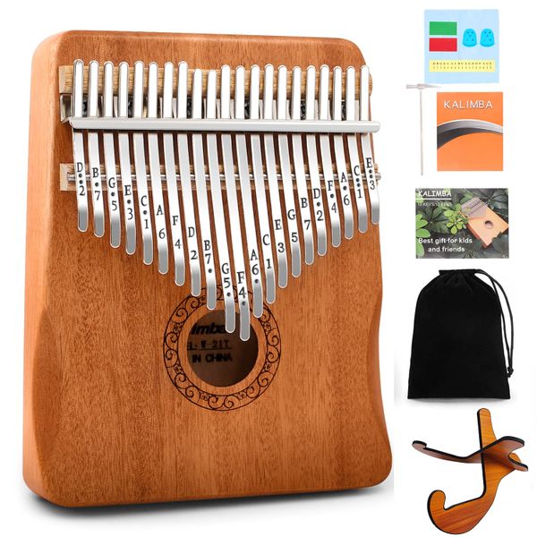 21Keys Professional Kalimba Thumb Piano Finger Piano BEGINNER-FRIENDLY