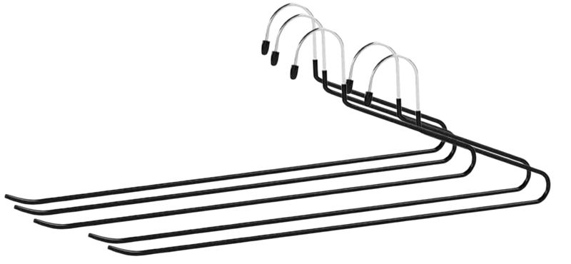 5 - Piece Trouser &amp; Slack Hanger Organizers 35.5 x 15 x 0.5cm.