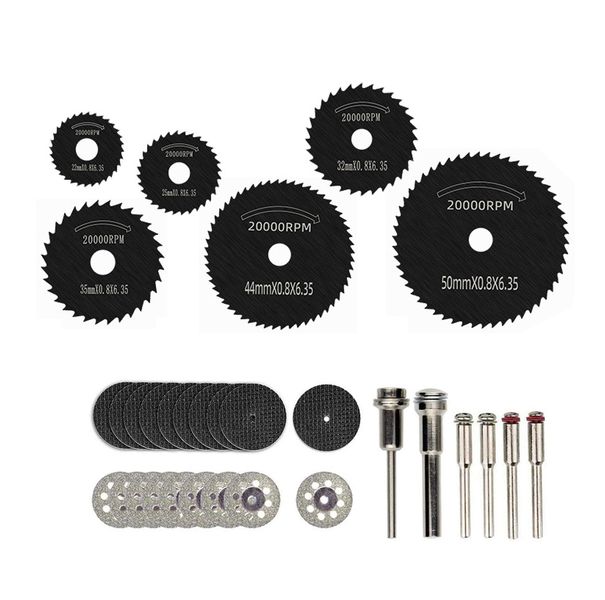 32 Piece Mini HSS Saw Blades Rotary Cutting Wheels Tool Kit