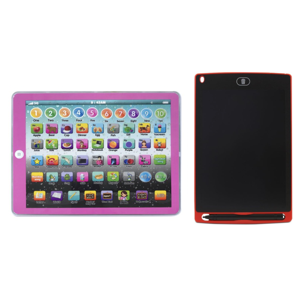 Early Development Play Pad for Kids with 10" LCD Writing Tablet