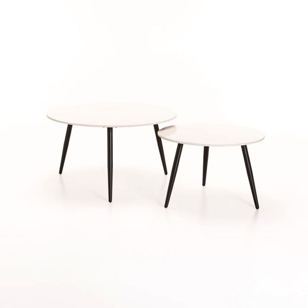 Fia Set of 2 Stone Top Coffee Table
