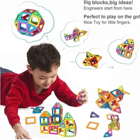 26Pcs Large Magnetic Building Blocks Tiles Educational Toy B4857 Shop Today. Get it Tomorrow takealot