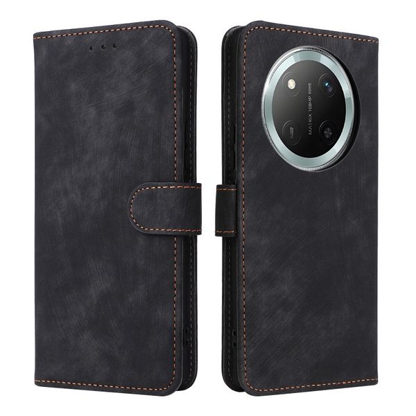 Leather Flip Cases compatible with Honor X9C [RFID Blocking] Cover