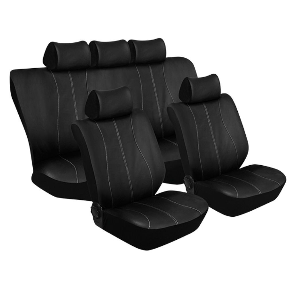 Auto Gear 11 Piece Car Seat Cover Set Elegance Black Shop Today