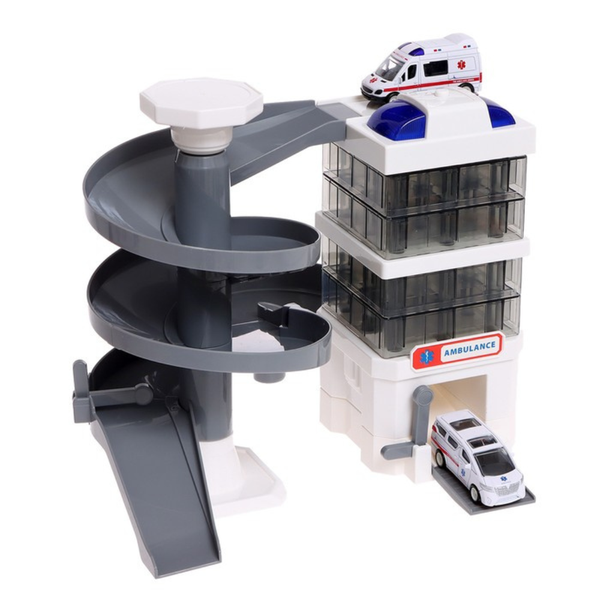 Emergency Parking Garage with Light, Music &amp; 2 Cars