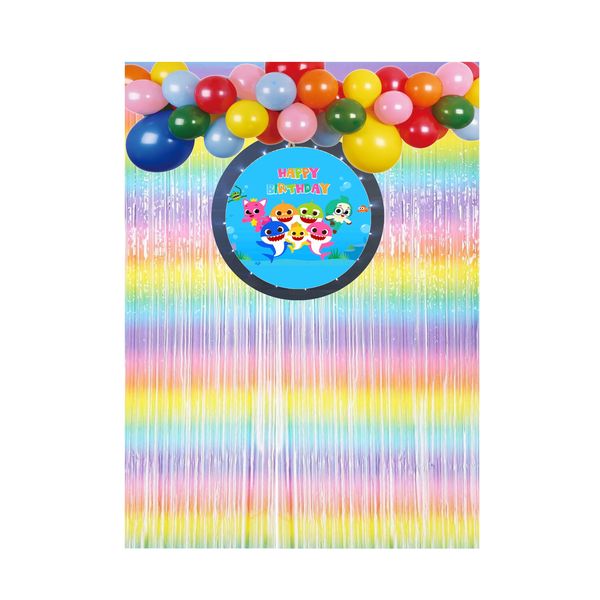 Baby Shark Balloon Decor with Light up Sign 63cm