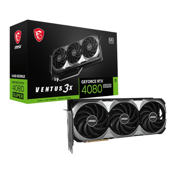 MSI GeForce RTX 4080 SUPER 16G VENTUS 3X OC Graphics Card