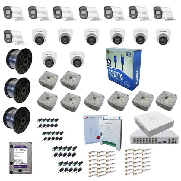 Hikvision 16-Channel Indoor/Outdoor Full Set