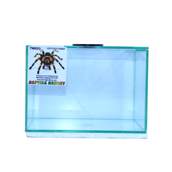 Reptile Resort TW02G Glass Spider Enclosure 150x100x100mm